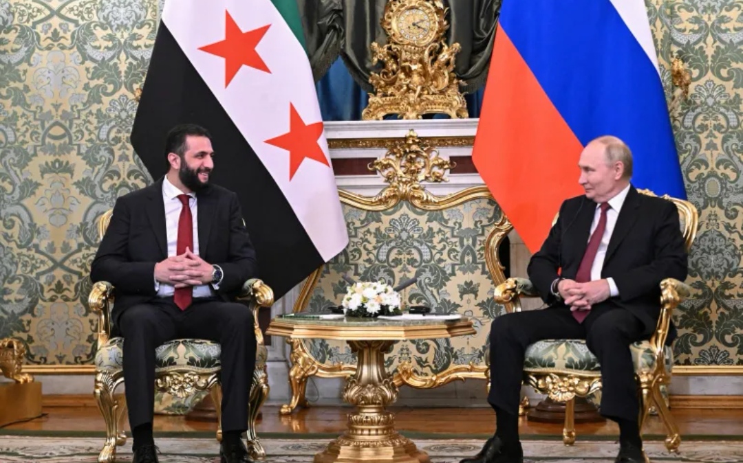 زيارة مفصلية إلى موسكو: الشرع يبحث مع بوتين إعادة ضبط العلاقات وتعزيز التعاون الاستراتيجي